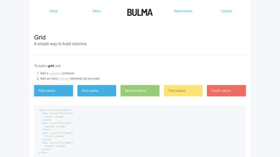 Bulma Css Demostration Bulma Css Demostration