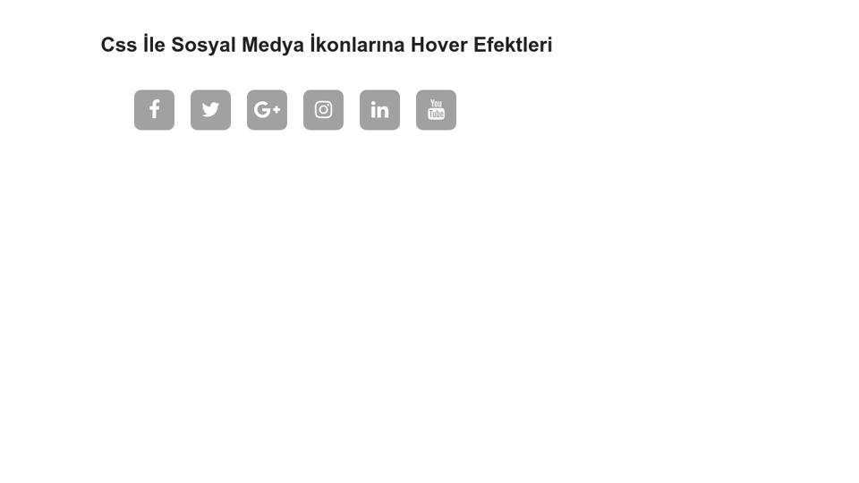 sosyal medya butonlari