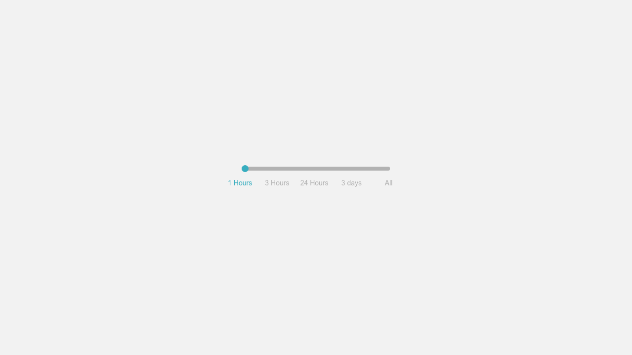 Range slider with labels