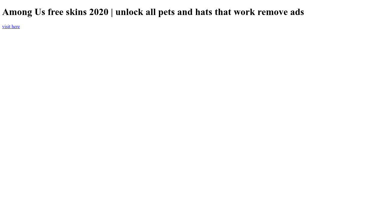 Among Us Free Skins 2020