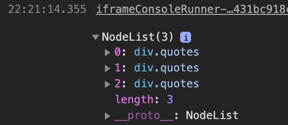 NodeList