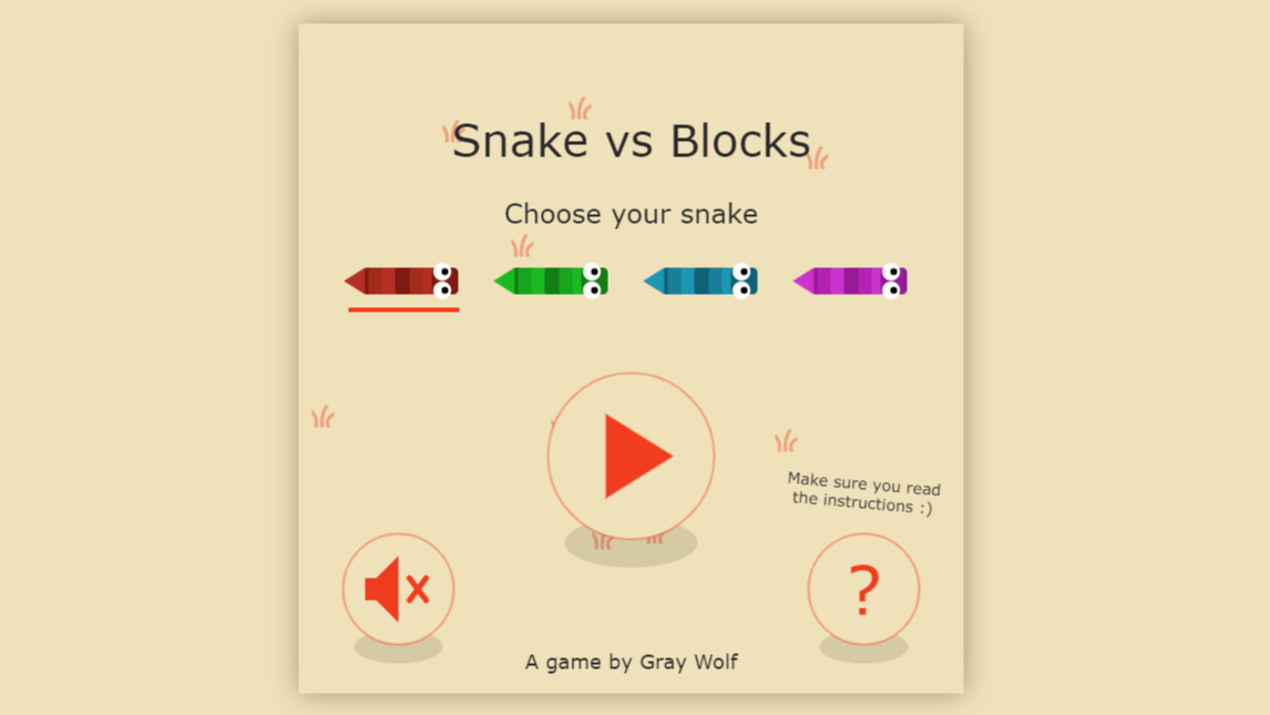 Snake vs. Blocks Game