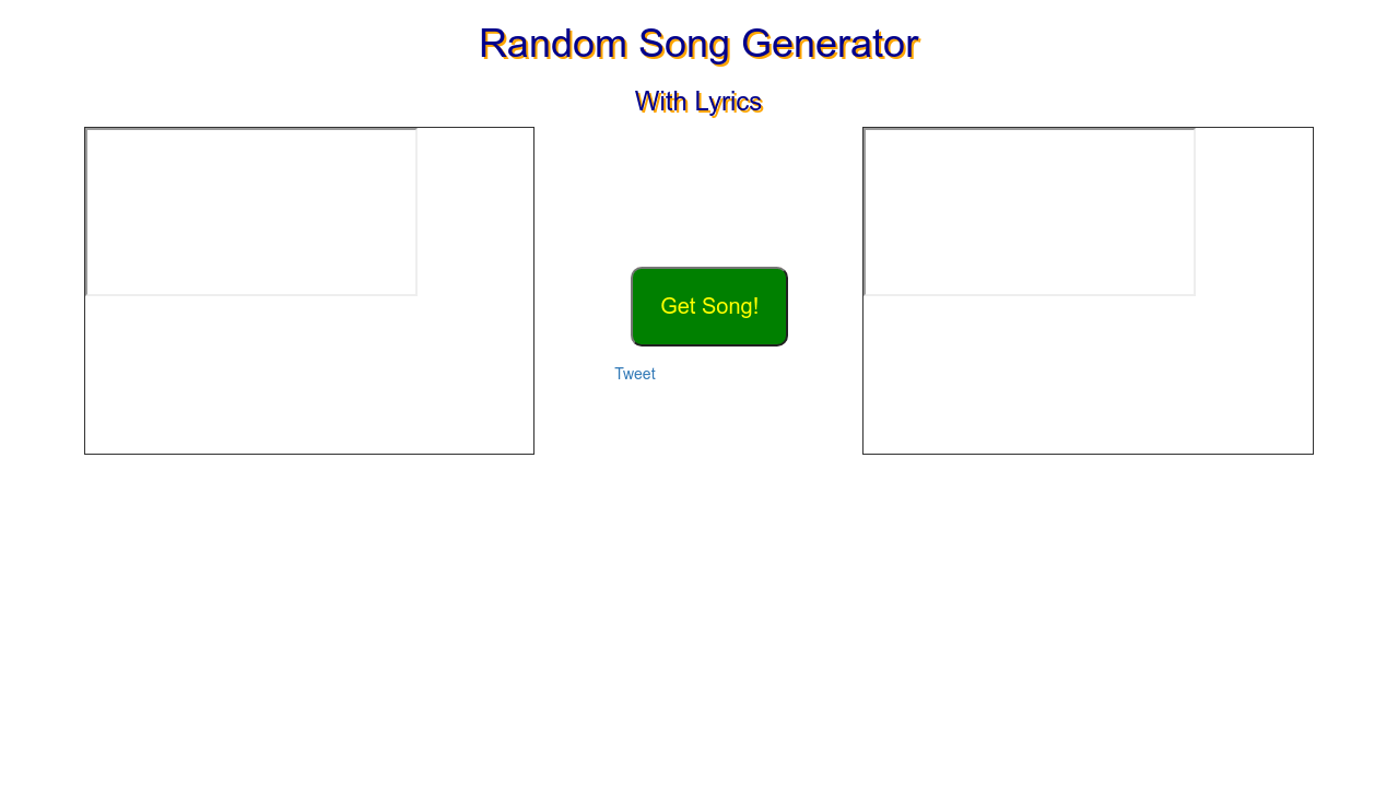 2 Random Song Generator