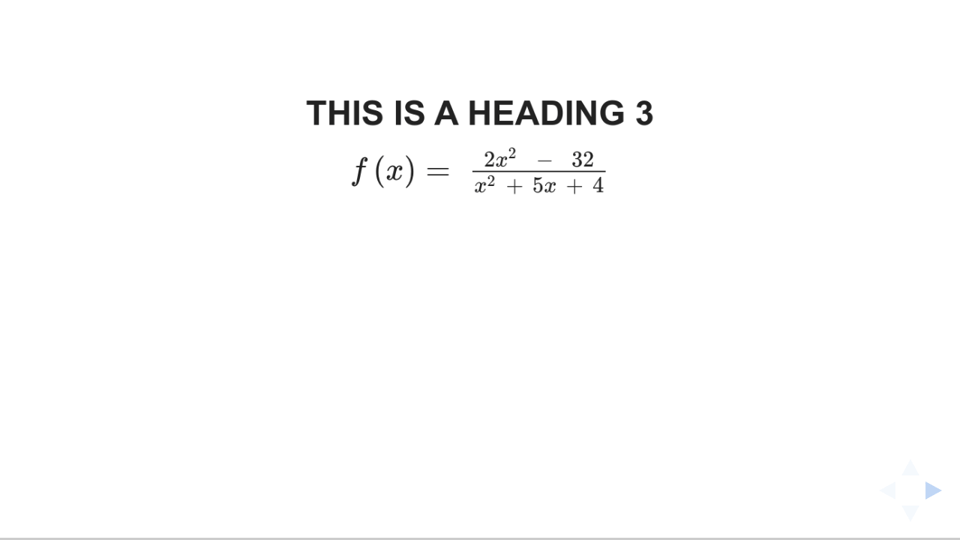 Reveal Js With Mathjax