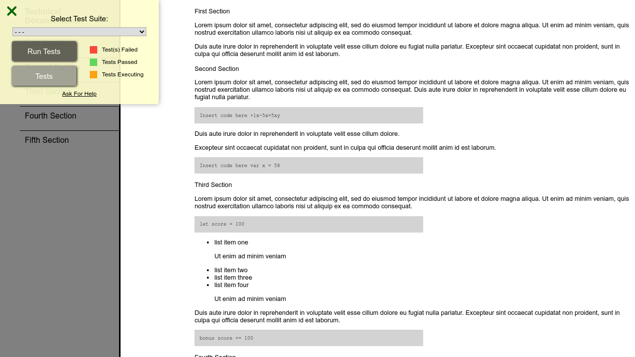Technical documentation page query - HTML-CSS - The freeCodeCamp Forum