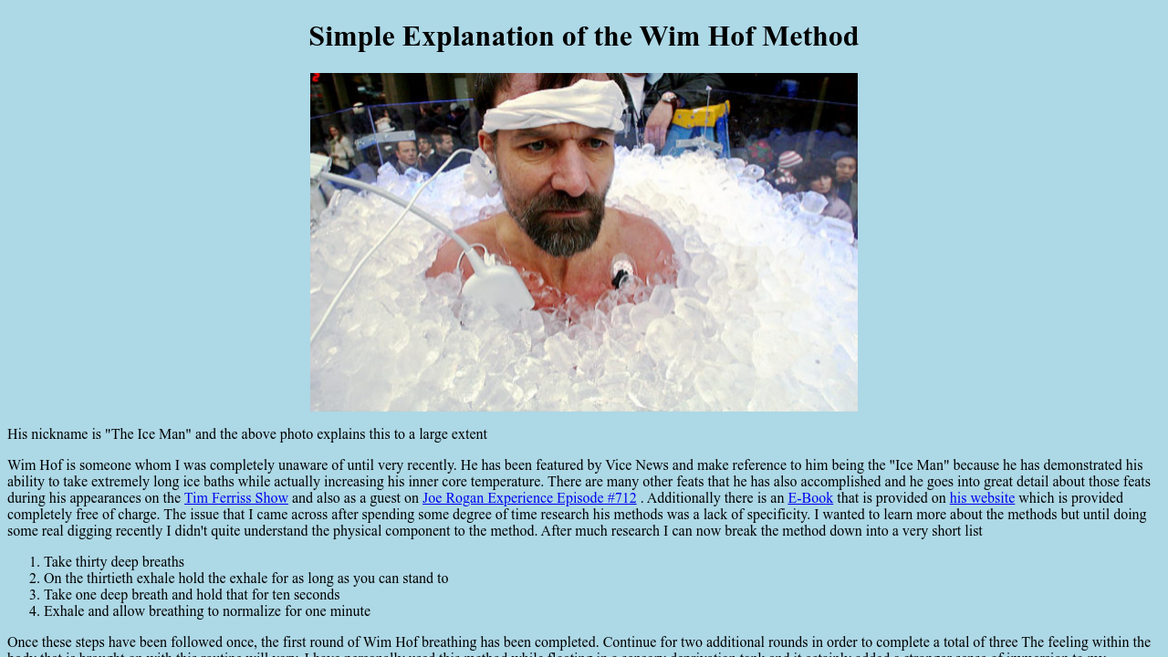 joe rogan wim hof breathing joe rogan wim hof breathing