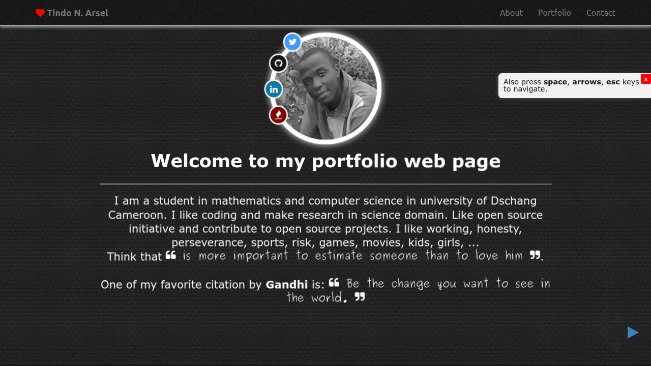 Codepen Personal Portfolio