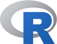 R's official logo: a blue R encircled by a gray ring