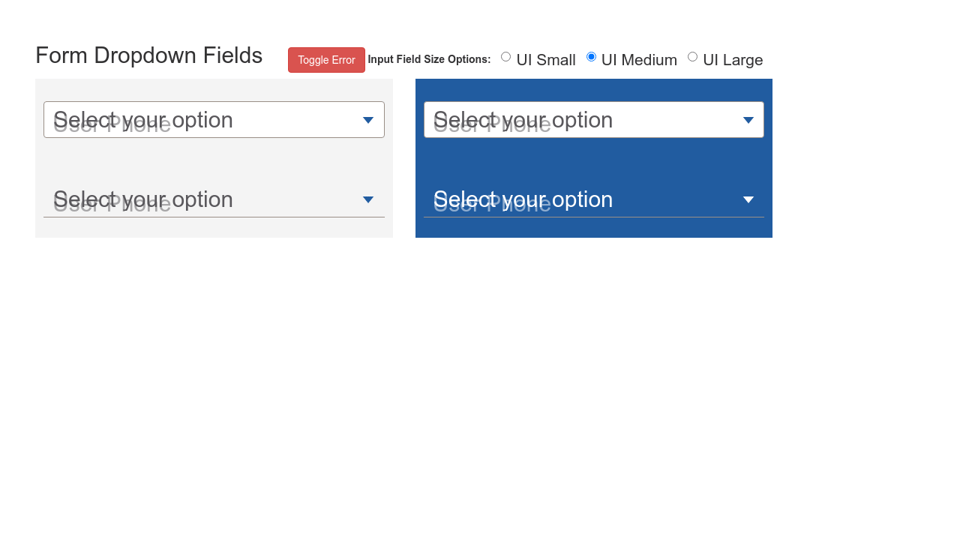 Dropdown Ui Dropdown Ui
