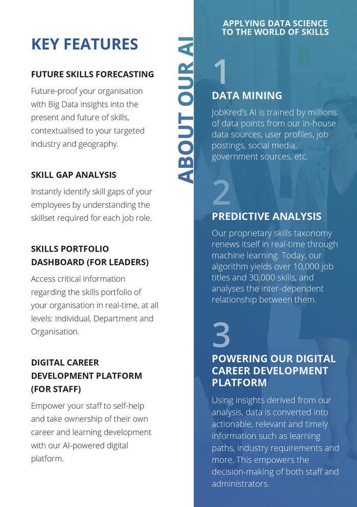 Sample brochure for JobKred: Page 3