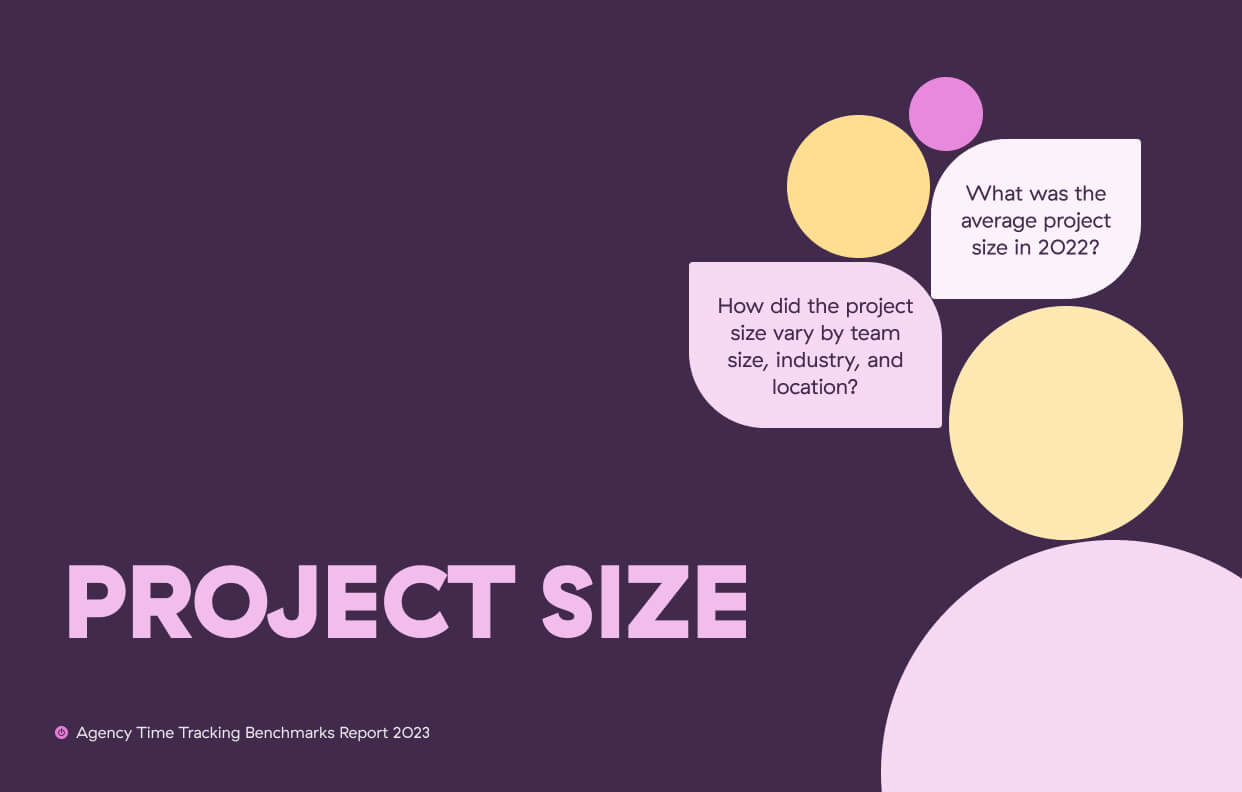 A page out of a consumer report titled 'Agency Time Tracking Benchmarks Report 2023'