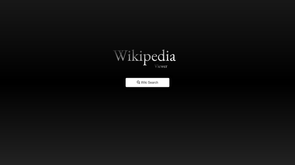 Wikipedia Viewer