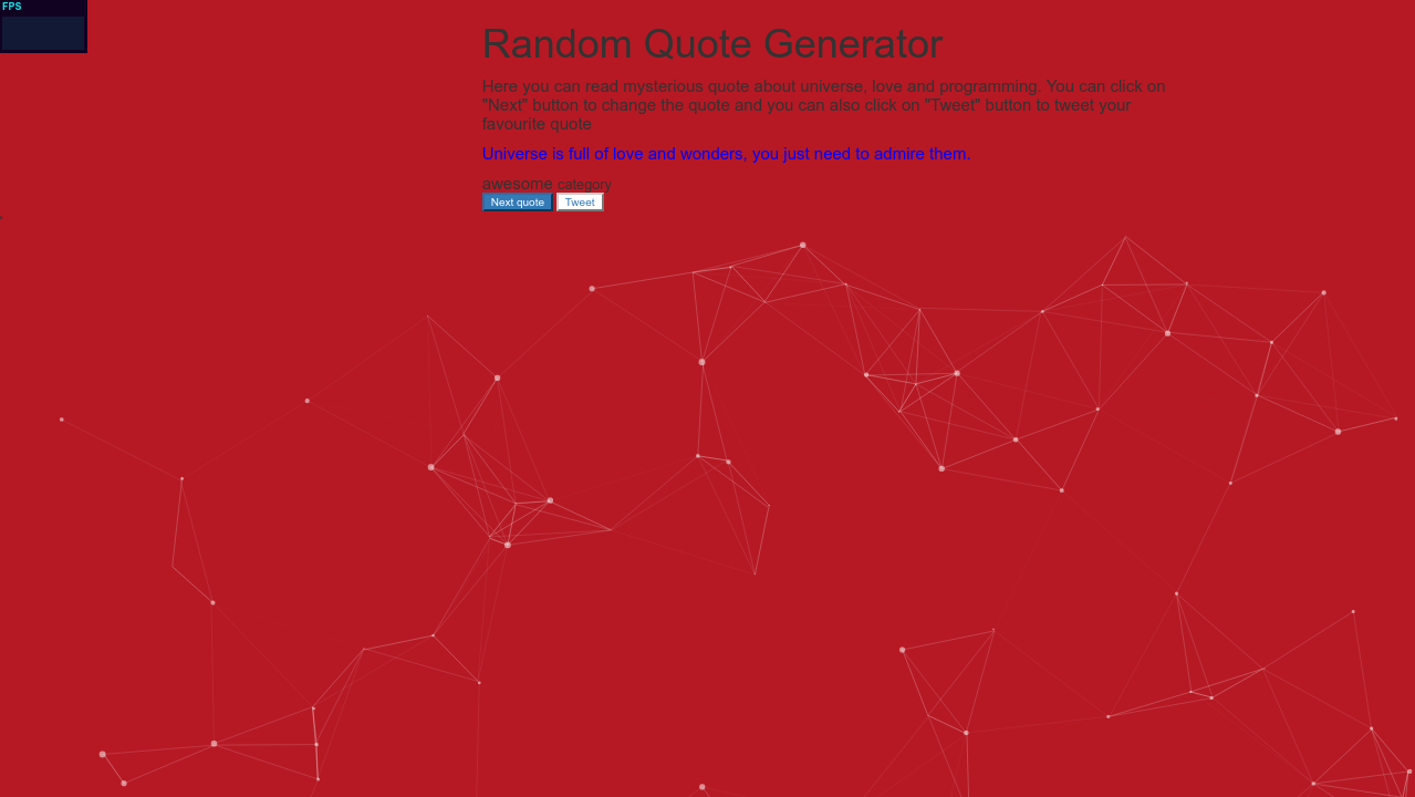 Random Quote Generator