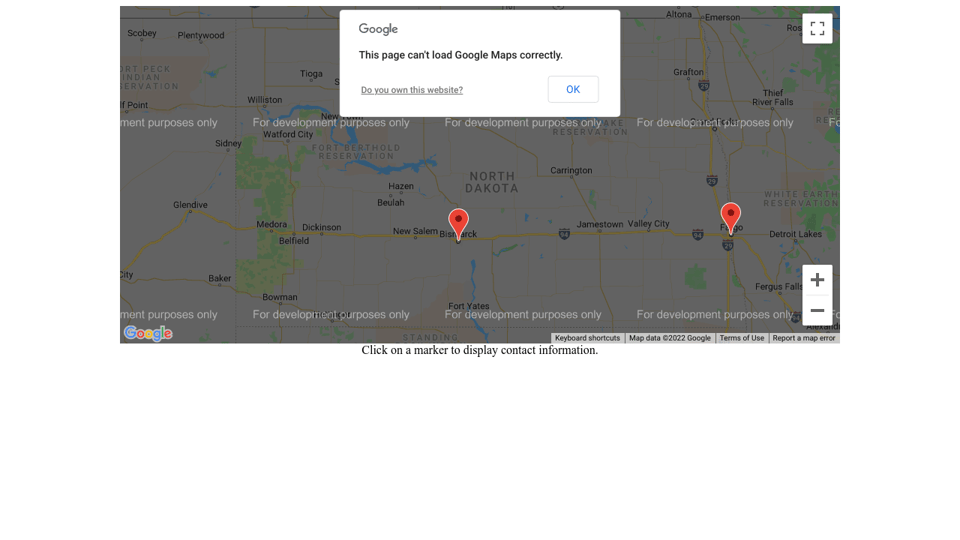 google map with multiple markers simple