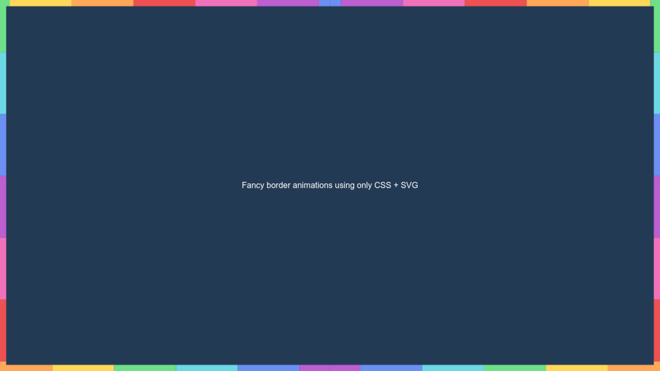Download Fancy page borders with SVG + CSS
