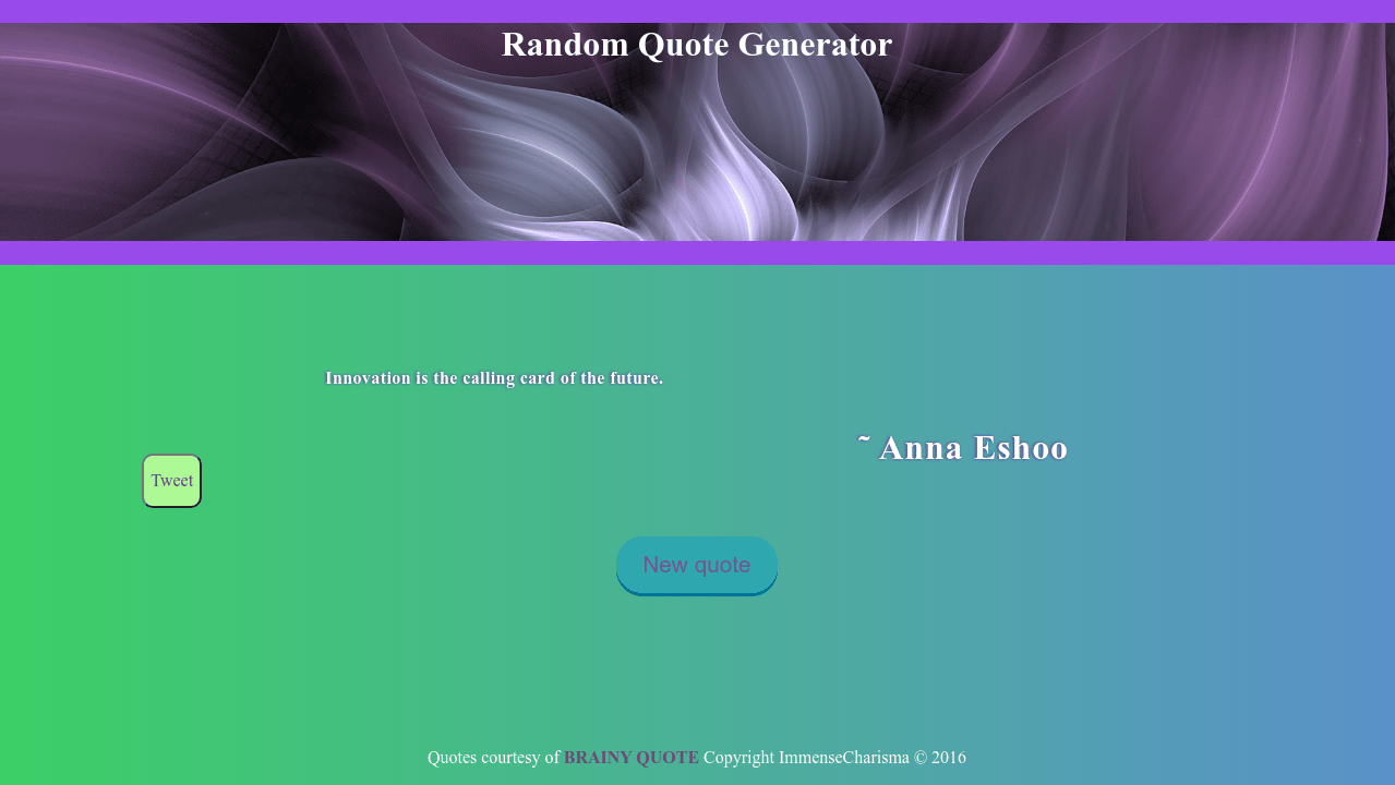 Random Quote Generator