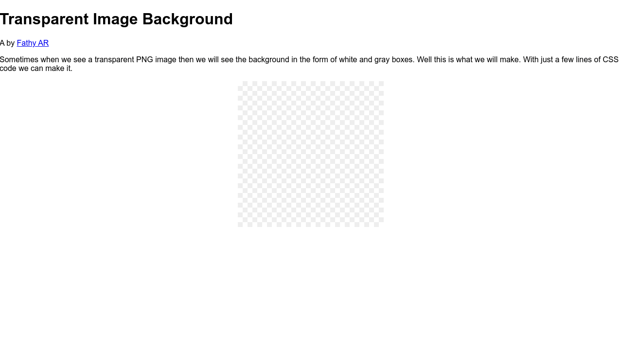 Transparent Image Background