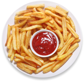 French Fries with Ketchup