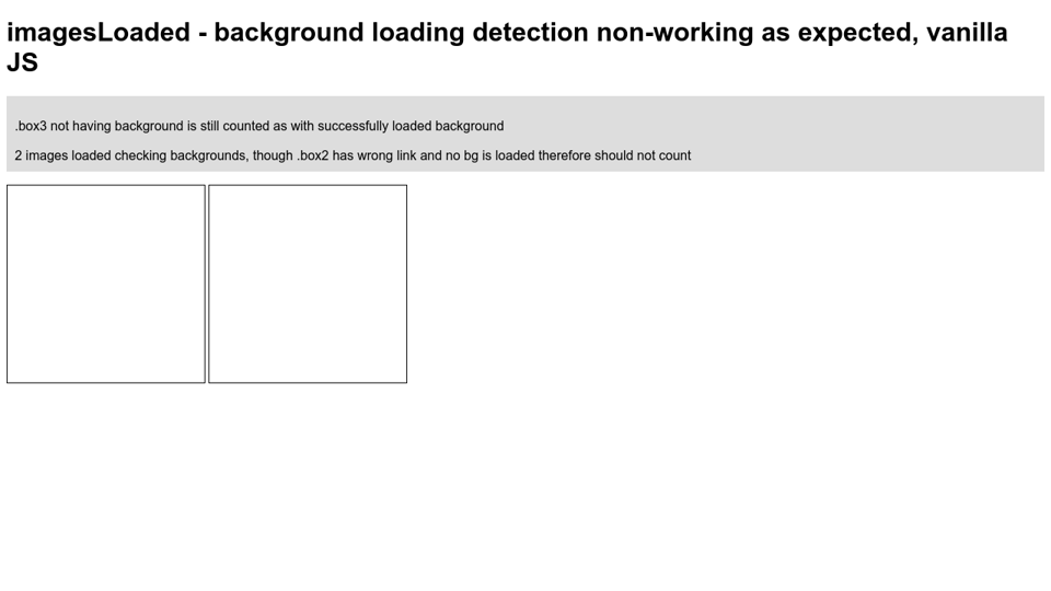 Non Working Imagesloaded For A Background Image