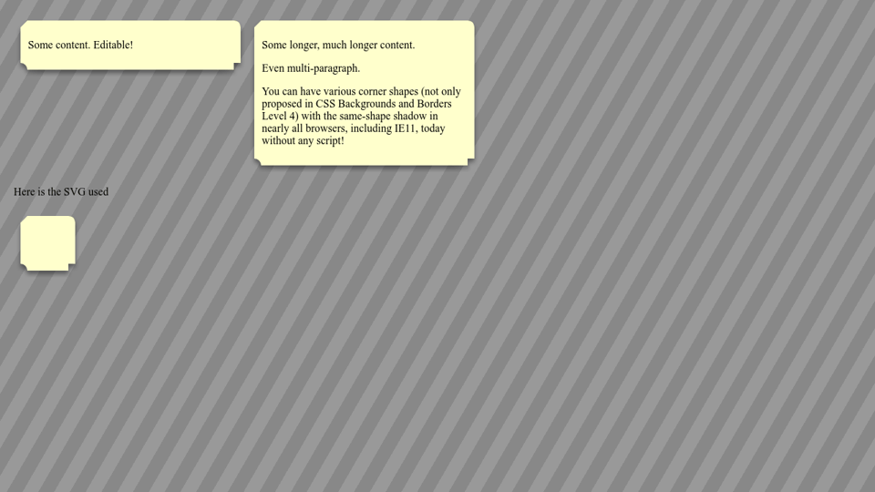 Download SVG as border-image for arbitrary corner shapes with shadow