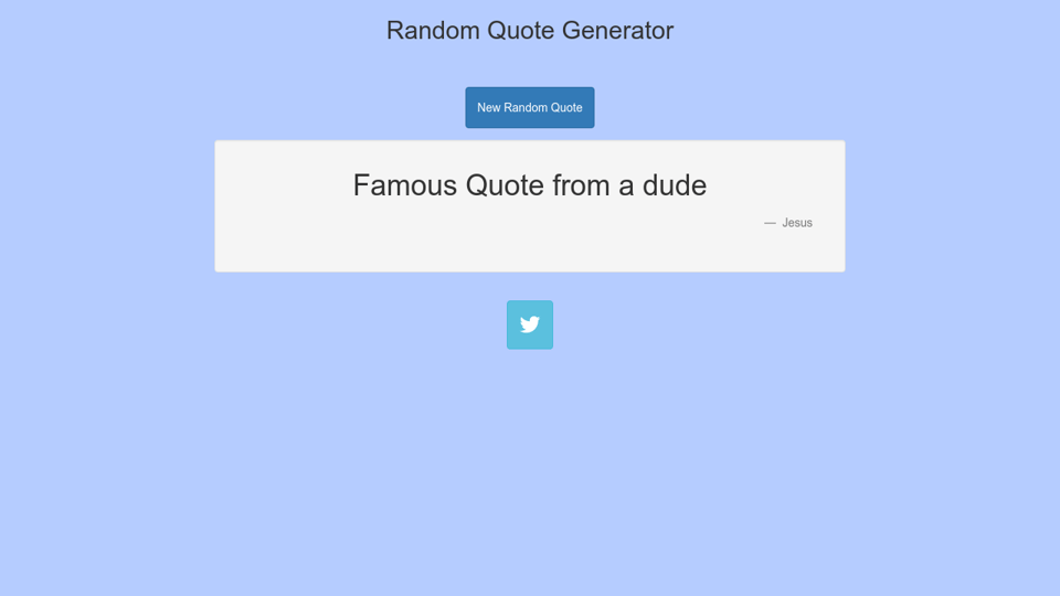 Quote Generator