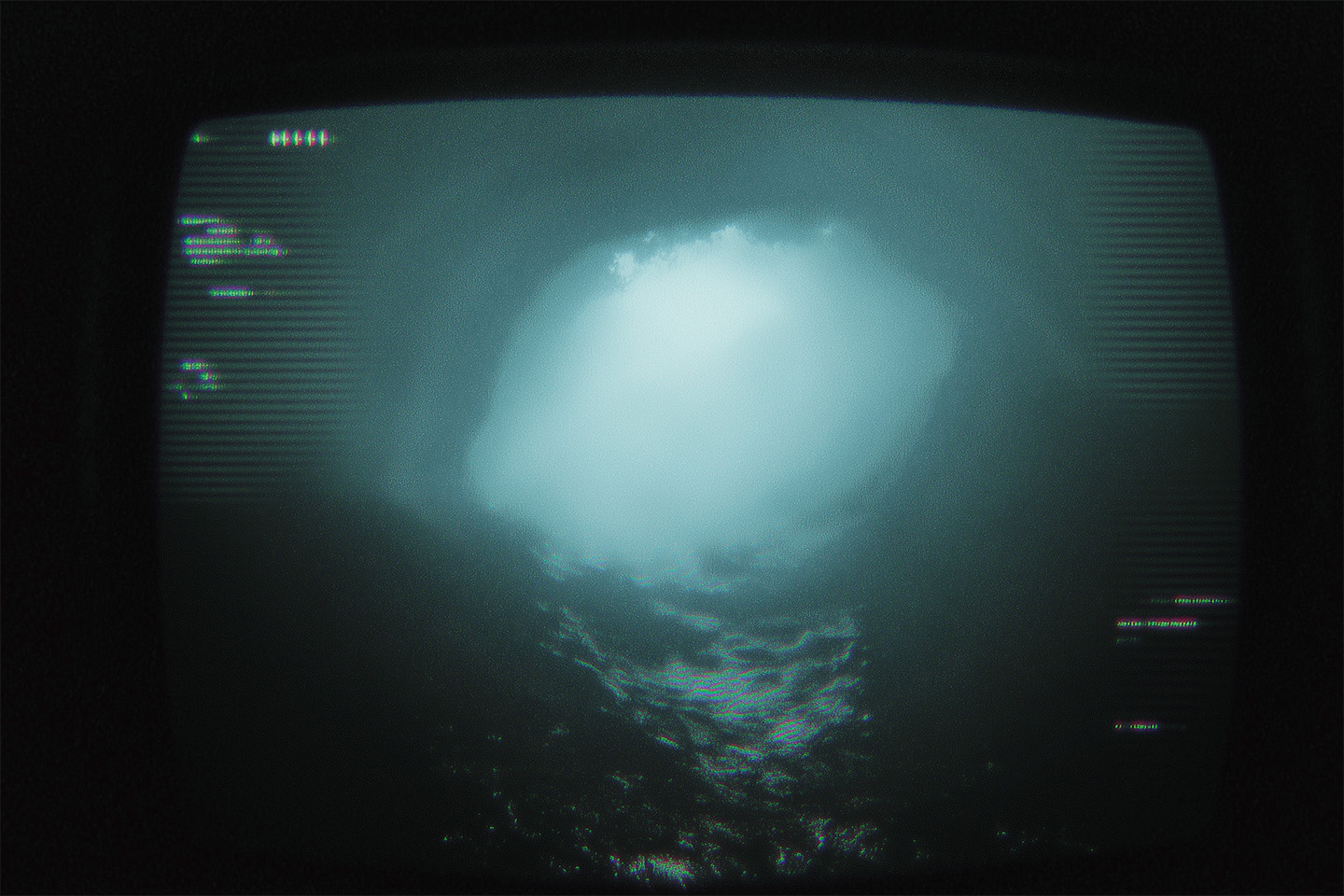 Awakening Abyss - Eldritch horror scene with cosmic entity emerging from dark abyss