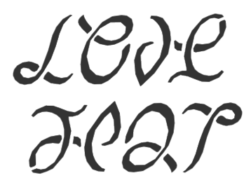 Love is an ambigram
