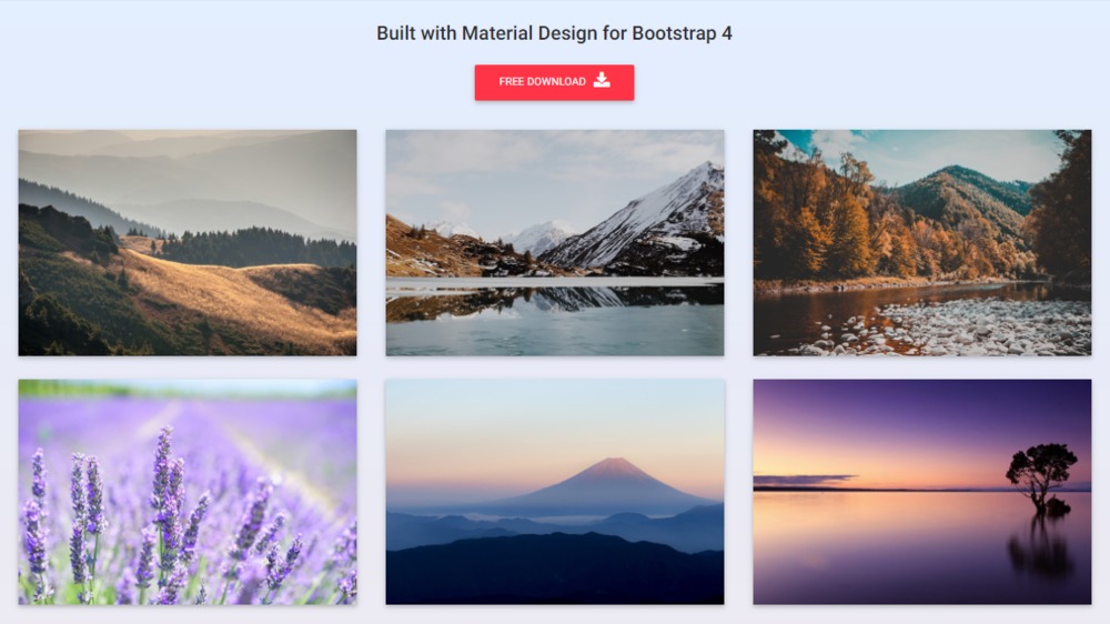 Bootstrap Animations - Material Design & Bootstrap 4