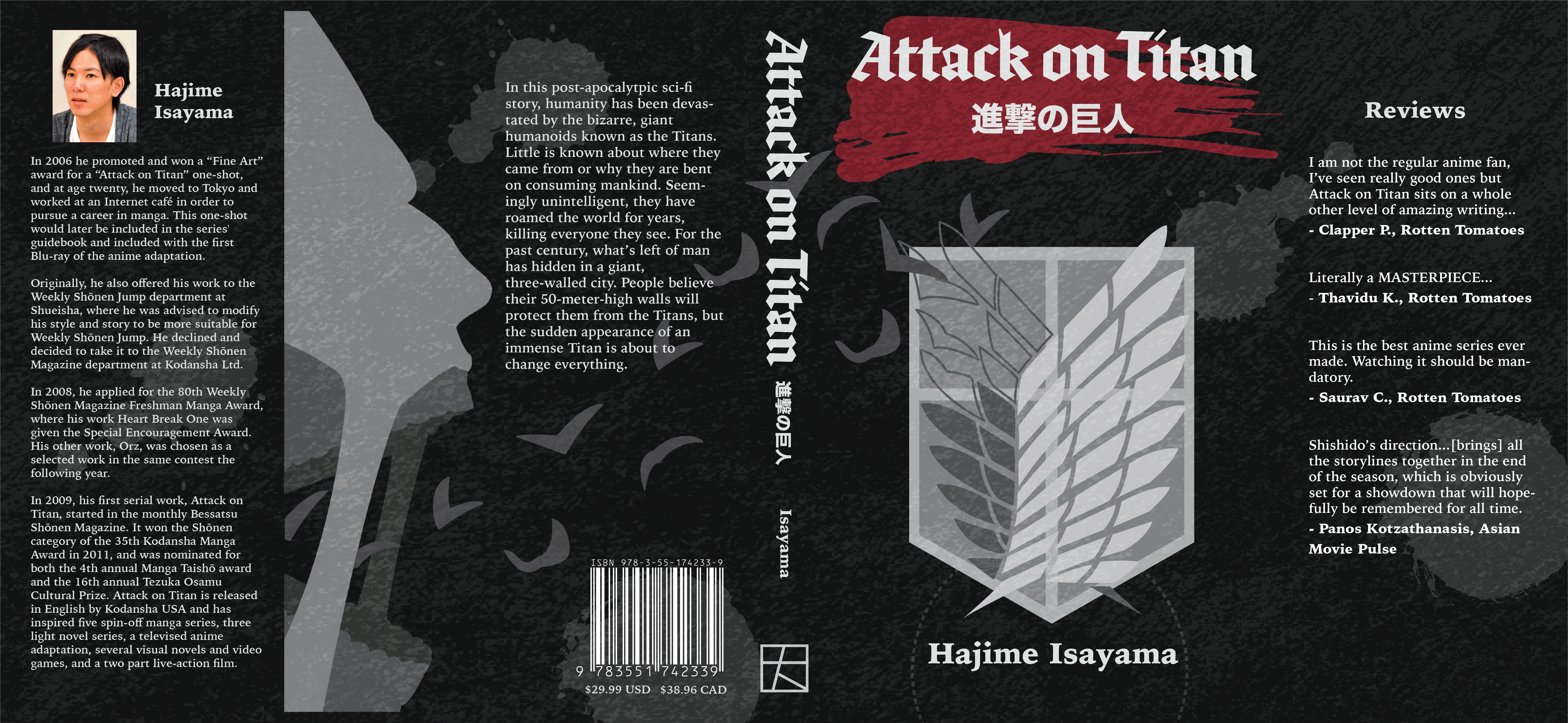 Attack on Titan book cover