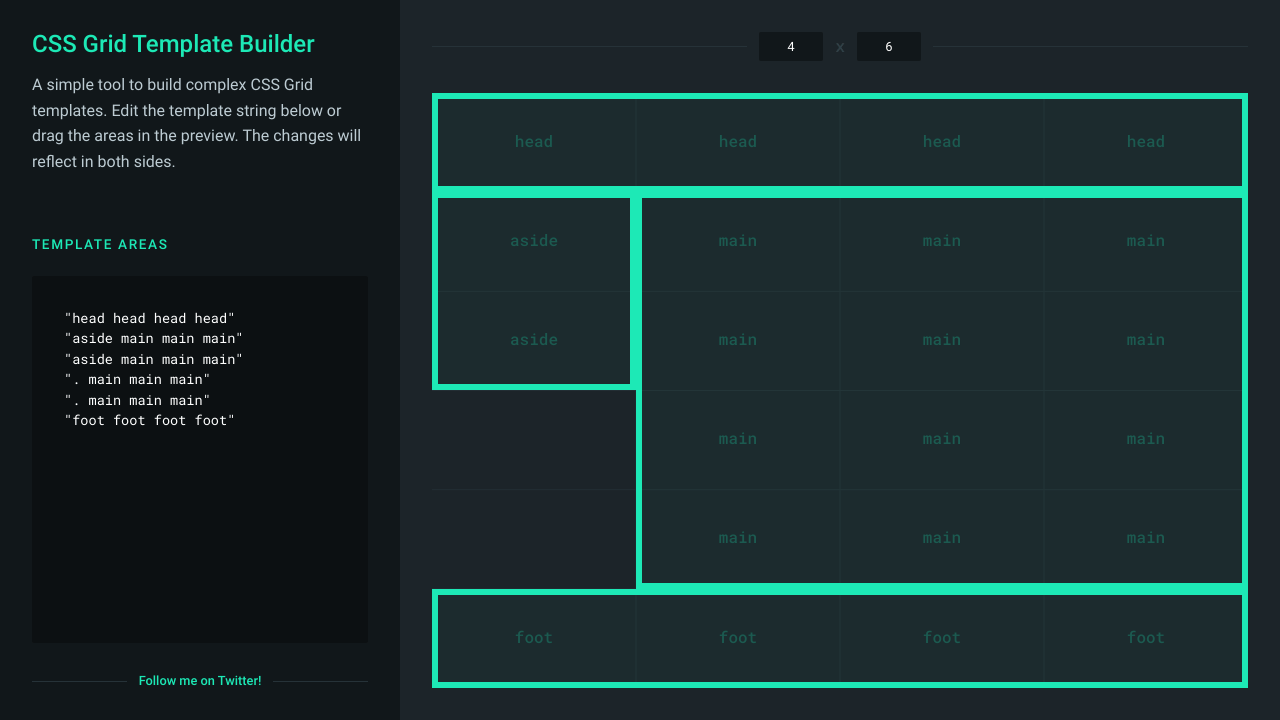 CodePen - CSS Grid Template Builder
