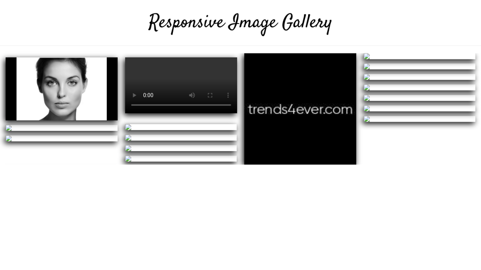 Responsive Image Gallery