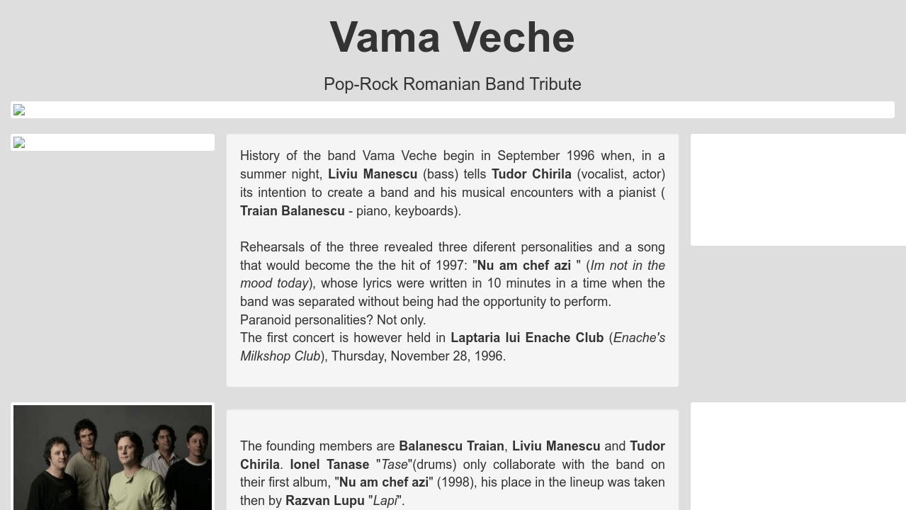Codepen Tribute Page Vama Veche