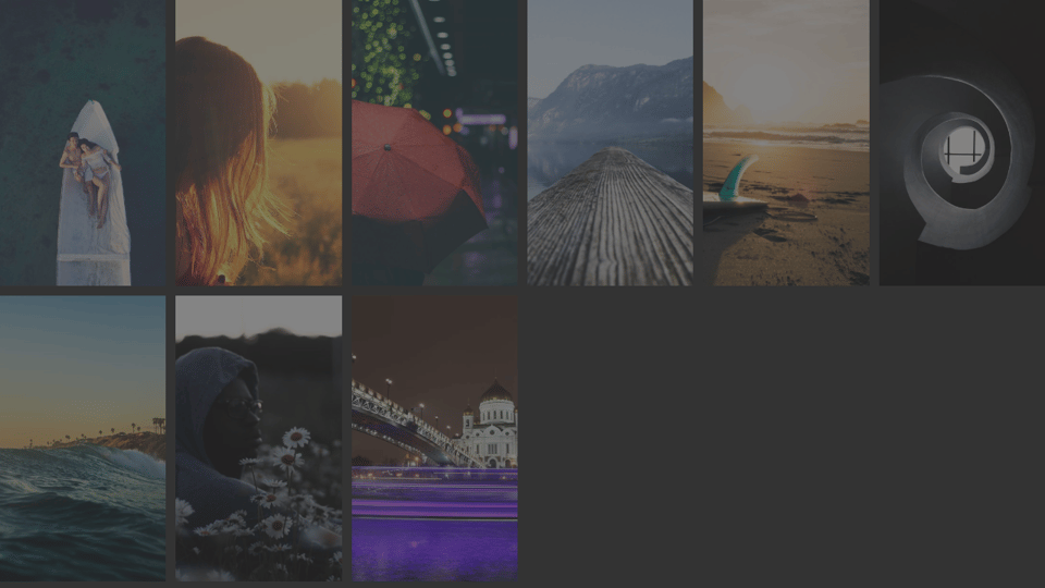 Css Grid Gallery, opacity