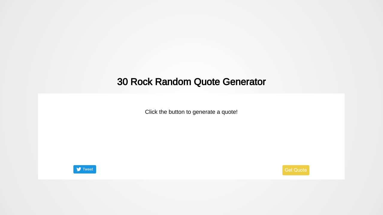 30 Rock Random Quote Generator