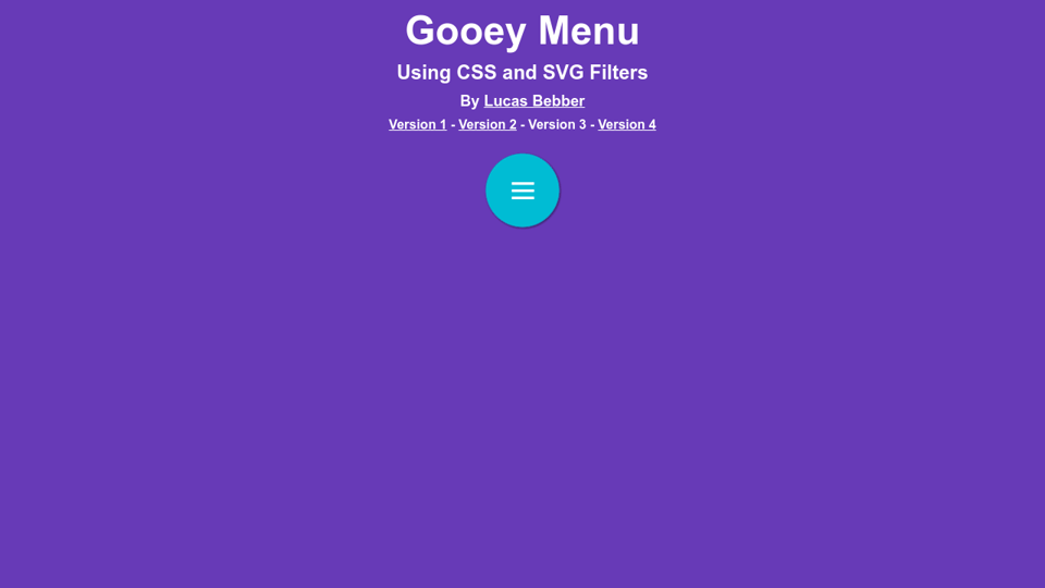 Css Gooey Menu Version 3 Css Gooey Menu Version 3