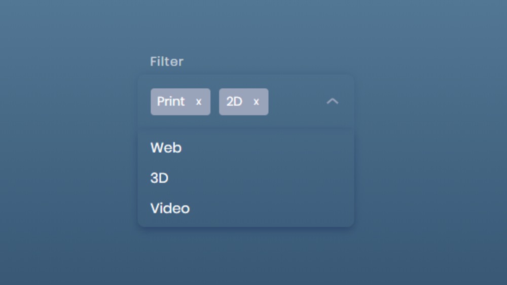 Multiple filter select