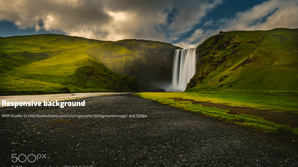 Featured image of post Html Background Image Full Screen - An image is known as an empty element in html.