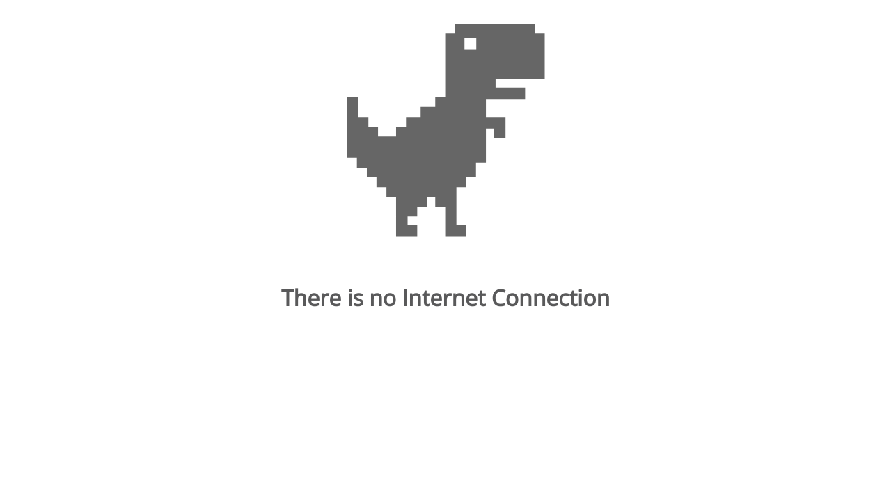 there is no internet connection chrome