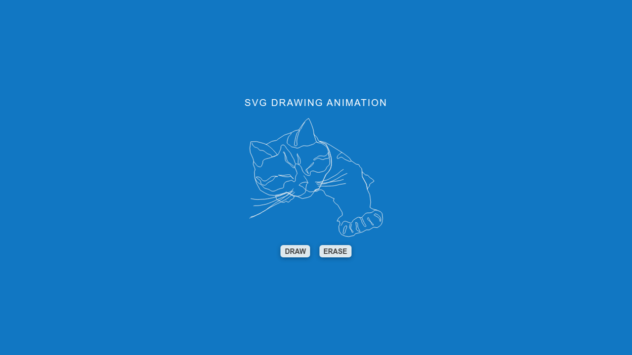 Download SVG Cat - CSS Stroke Animation