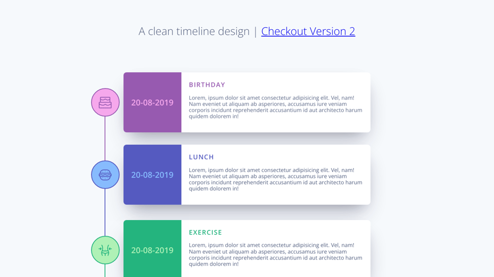 CSS Timeline
