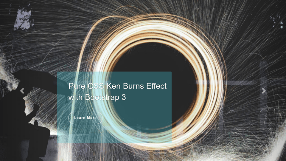 Pure Css Ken Burns Effect With Bootstrap 3 Pure Css Ken Burns Effect With Bootstrap 3