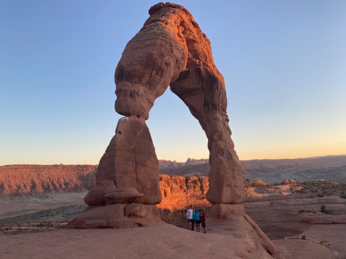 red rock arch