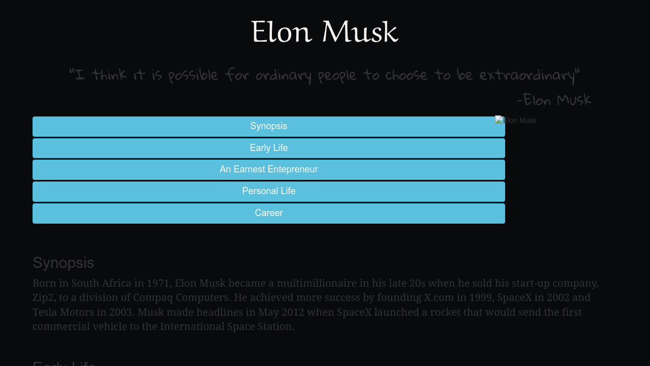 Tribute To Elon Musk