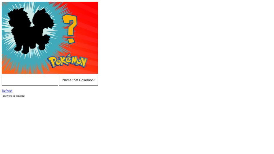 Who S That Pokemon Who S That Pokemon