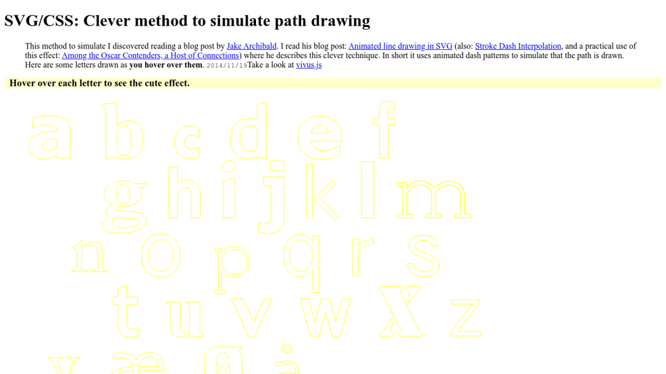 Download Simulate Svg Paths Are Drawn Using Css Animation