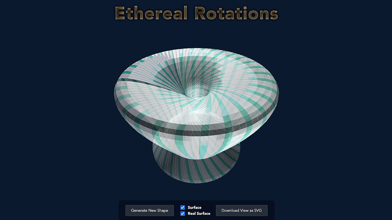 Ethereal Rotations - AI generated