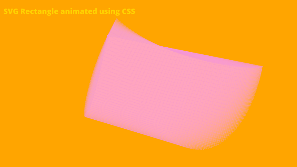 Download SVG Rectangle animated using CSS