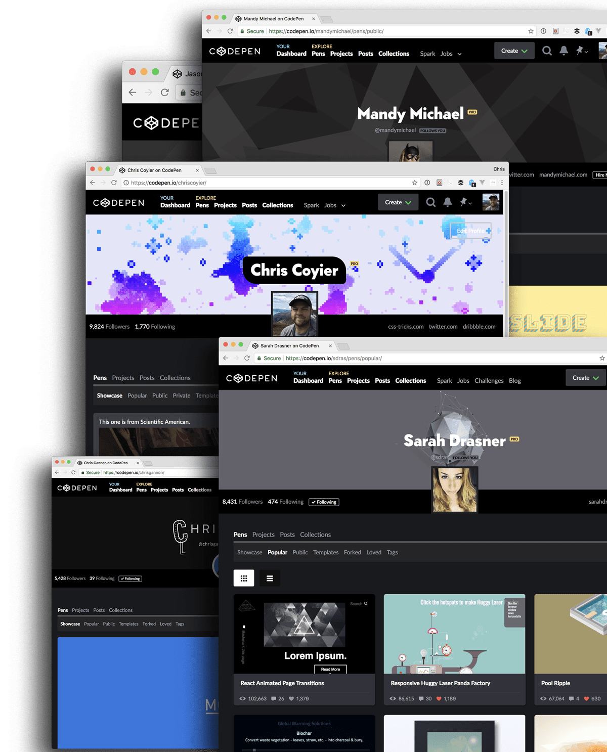 CodePen Features